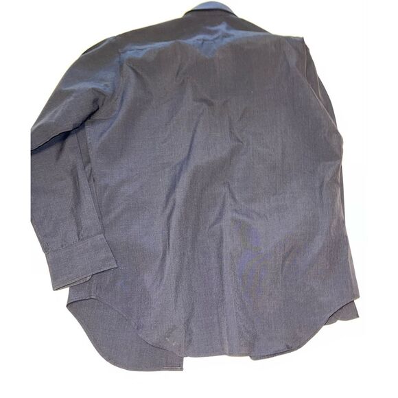 Vintage USAF Creighton Shirt Mens 15.5/33 Wool Blend Long Sleeve Made In USA - Picture 8 of 8